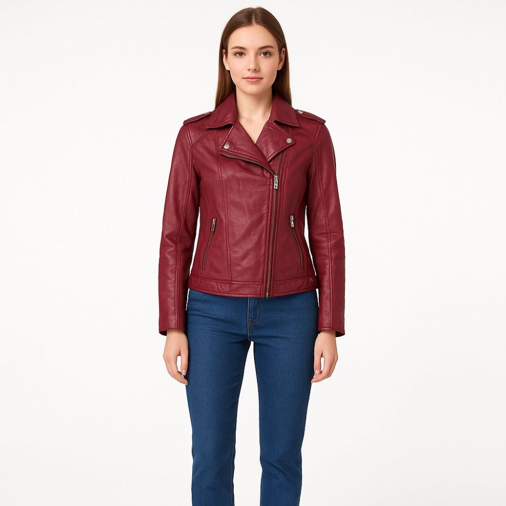 кожаная куртка Jean Pascale